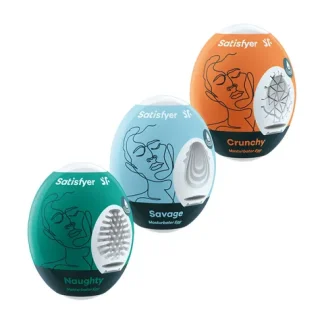 SATISFYER - MASTURBATOR EGGS - MIXED 3 PACK