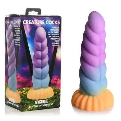 CREATURE COCKS - MYSTIQUE SILICONE UNICORN DILDO - Image 5