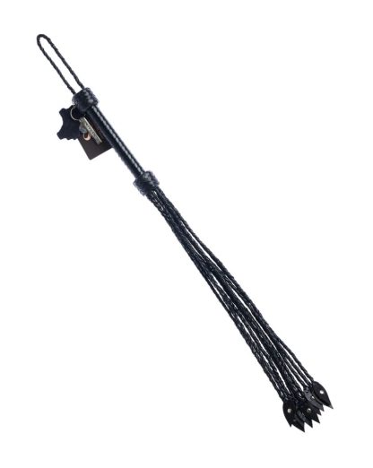 BOUND X - LEATHER LEAF STUD TIP CAT O NINE TAILS