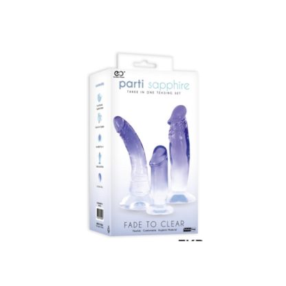 PARTI SAPPHIRE - THREE IN ONE TEASING DILDO SET - Image 2