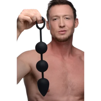 TOM OF FINLAND - LARGE SILICONE WEIGHTED ANAL BALL PLUG - Image 4