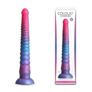 COLOURS - STACKED PINK/BLUE DILDO