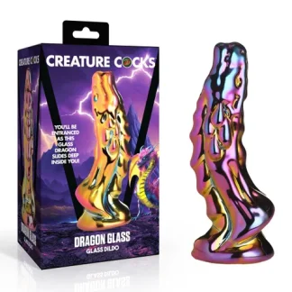 CREATURE COCKS - DRAGON GLASS DILDO