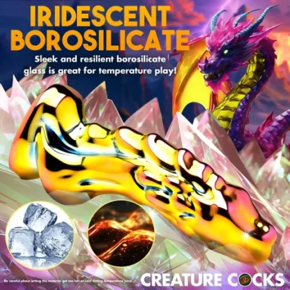 CREATURE COCKS - DRAGON GLASS DILDO - Image 3