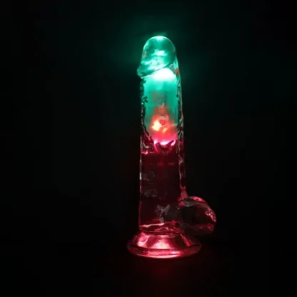 REALROCK  - WITH BALLS WIRELESS RECHARGEABLE LED VIBRATING DONG - Image 3