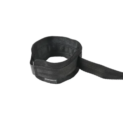 SPORTSHEETS - VELVET NOIR ADJUSTABLE HOG TIE AND CUFF SET - Image 6