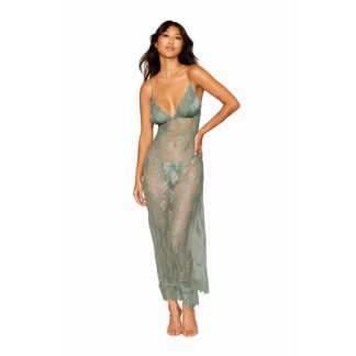 DREAMGIRL - LONG CHEMISE WITH THONG