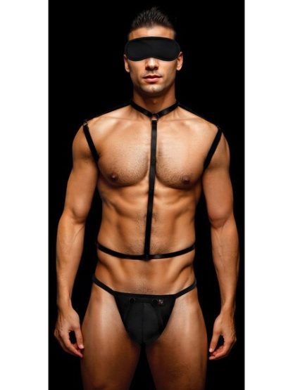ENVY - 3PC WETLOOK CHEST HARNESS