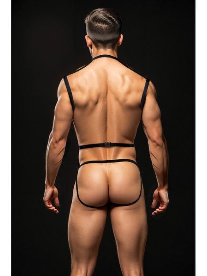 ENVY - 3PC WETLOOK CHEST HARNESS - Image 2