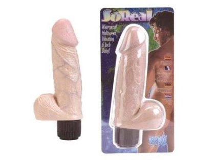 SO REAL - 6" VIBRATING DONG