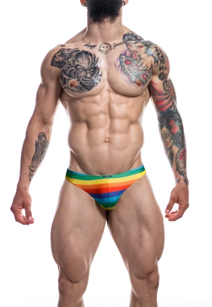 CUT4MEN - LOW RISE BIKINI RAINBOW