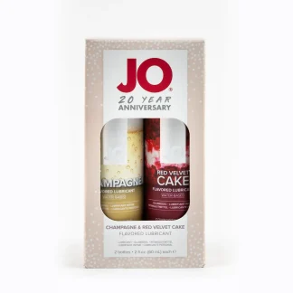 JO 20TH ANNIVERSARY GIFT SET CHAMPAGNE 60ML AND RED VELVET CAKE 60ML LUBRICANT