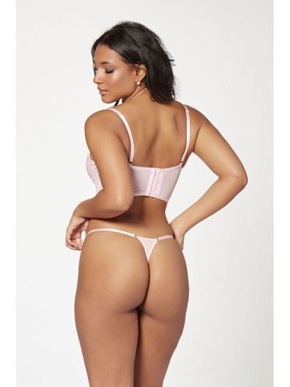 SEVEN TIL MIDNIGHT - 2 PC BUSTIER AND THONG PANTY SET - Image 2