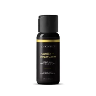 WICKED SENSUAL MASSAGE OIL - VANILLA + SUGARCANE 120ML