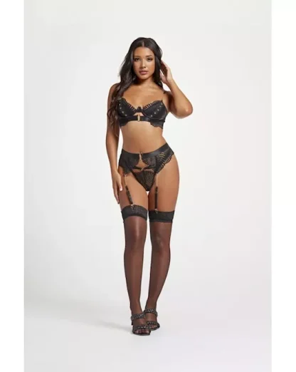 SEVEN TIL MIDNIGHT - UNCHAINED LOVE THREE PIECE BRA SET