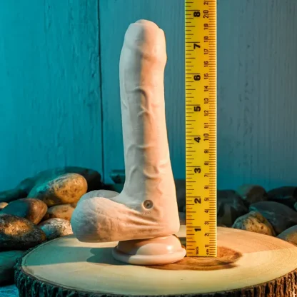 EVOLVED - PEEK-A-BOO VIBRATING DILDO - Image 2