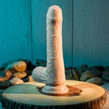 EVOLVED - PEEK-A-BOO VIBRATING DILDO - Image 3