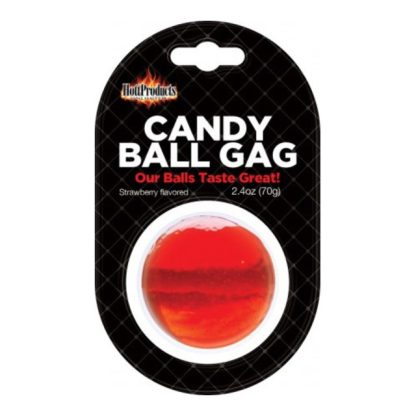 CANDY BALL GAG STRAWBERRY - Image 2