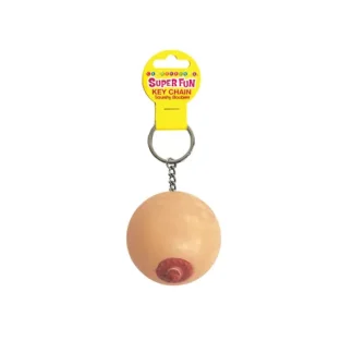 SUPER FUN KEY CHAIN - SQUISHY BOOB