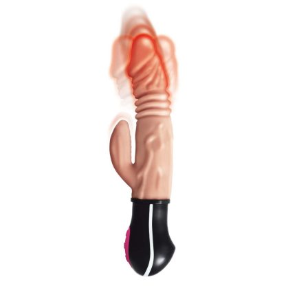 NATURAL REALSKIN HOT COCK ROTATING THRUSTER - Image 2